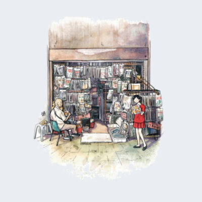 Comics Shop Women's Tee  Design