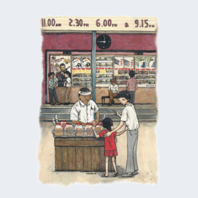 Kacang Puteh Cart Women's Tee  Design