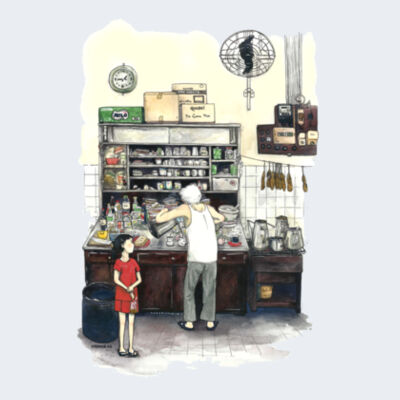 Kopi Tiam Women's Tee  Design