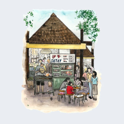 Satay Club Women's Tee  Design