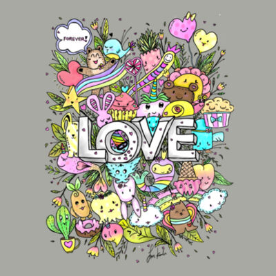 Doodle Monster Love - Ultra Cotton Tank Top Design