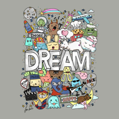 Doodle Monster Dream - Ultra Cotton Tank Top Design