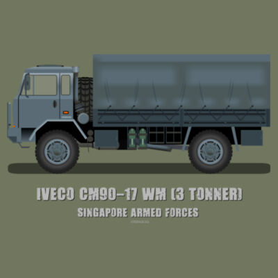 3 Tonner SAF - Ladies Premium Cotton Tee Design