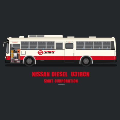 Bus SBS Transit - Ladies Premium Cotton Tee Design