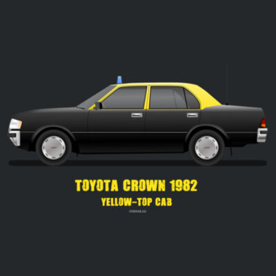 Taxi Yellow Top - Ladies Premium Cotton Tee Design