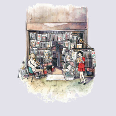 Comics Shop Men's Tee  Design