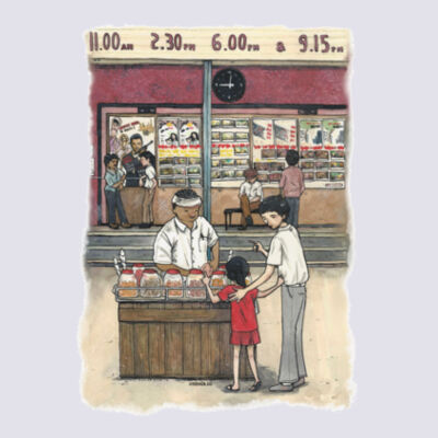 Kacang Puteh Cart Men's Tee  Design