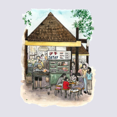 Satay Club Men's Tee  Design