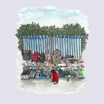 Sungei Road Market Men's Tee Design