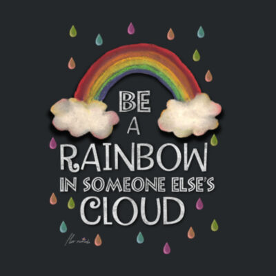 Be a Rainbow - Youth Premium Cotton Tee Design