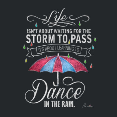 Dance in the Rain - Youth Premium Cotton Tee Design