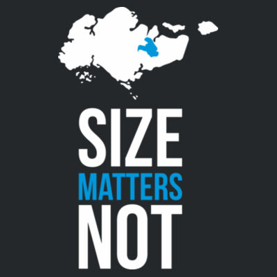Size Matters Not - Ladies Premium Cotton Tee Design
