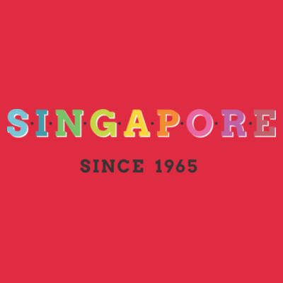 Singapore Rainbow - Ladies Premium Cotton Tee Design
