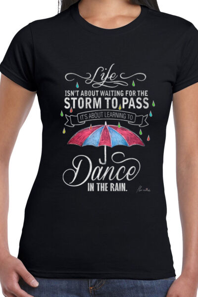 Dance in the Rain - Ladies Premium Cotton Tee Thumbnail