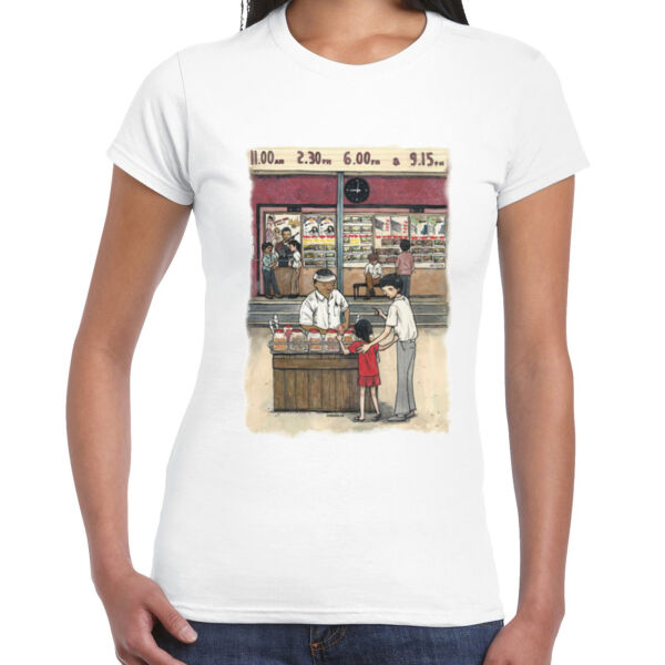 Kacang Puteh Cart Women's Tee  Thumbnail
