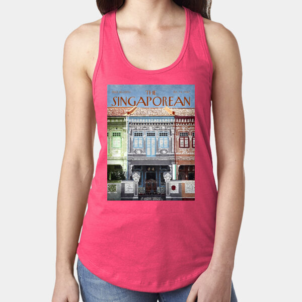 Peranakan Shophouses Grey: Tank Top Thumbnail