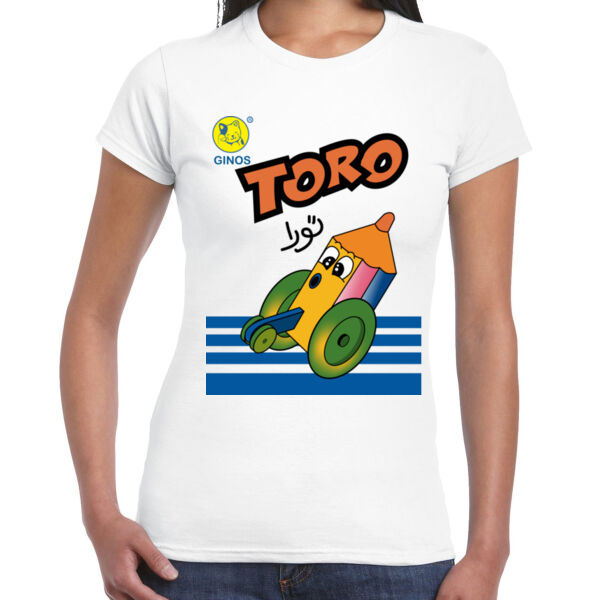 Chocolate Ball Snack - Ladies Premium Cotton Tee Thumbnail