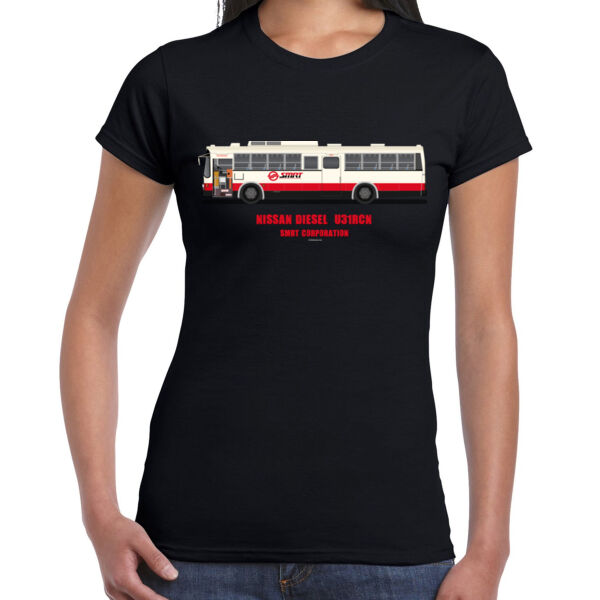 Bus SBS Transit - Ladies Premium Cotton Tee Thumbnail