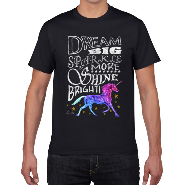 Dream Big Unicorn - Premium Cotton Tee Thumbnail