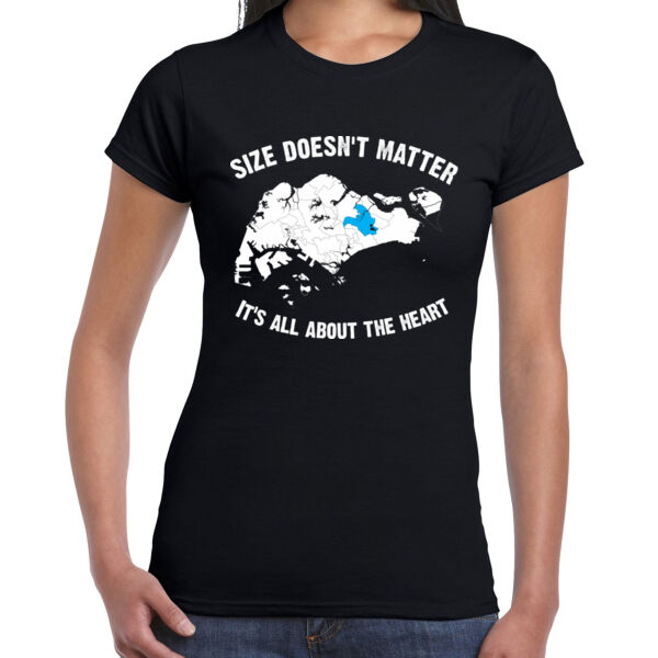 Size doesn't Matter - Ladies Premium Cotton Tee Thumbnail