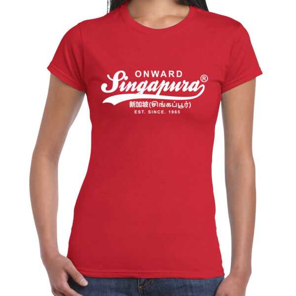 Onward Singapura - Ladies Premium Cotton Tee Thumbnail