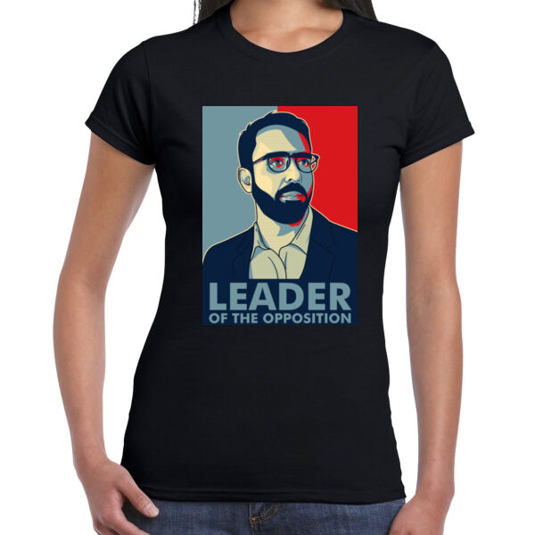 Leader of the opposition - Ladies Premium Cotton Tee Thumbnail