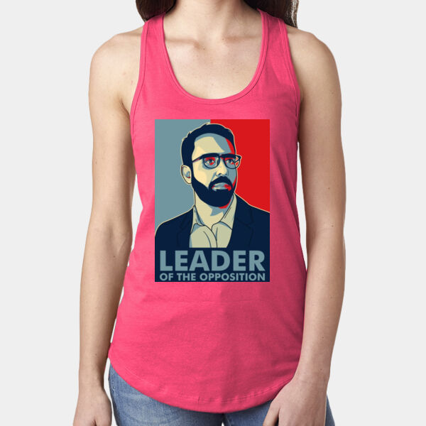 Leader of the opposition - Ladies' Ideal Racerback Tank Thumbnail